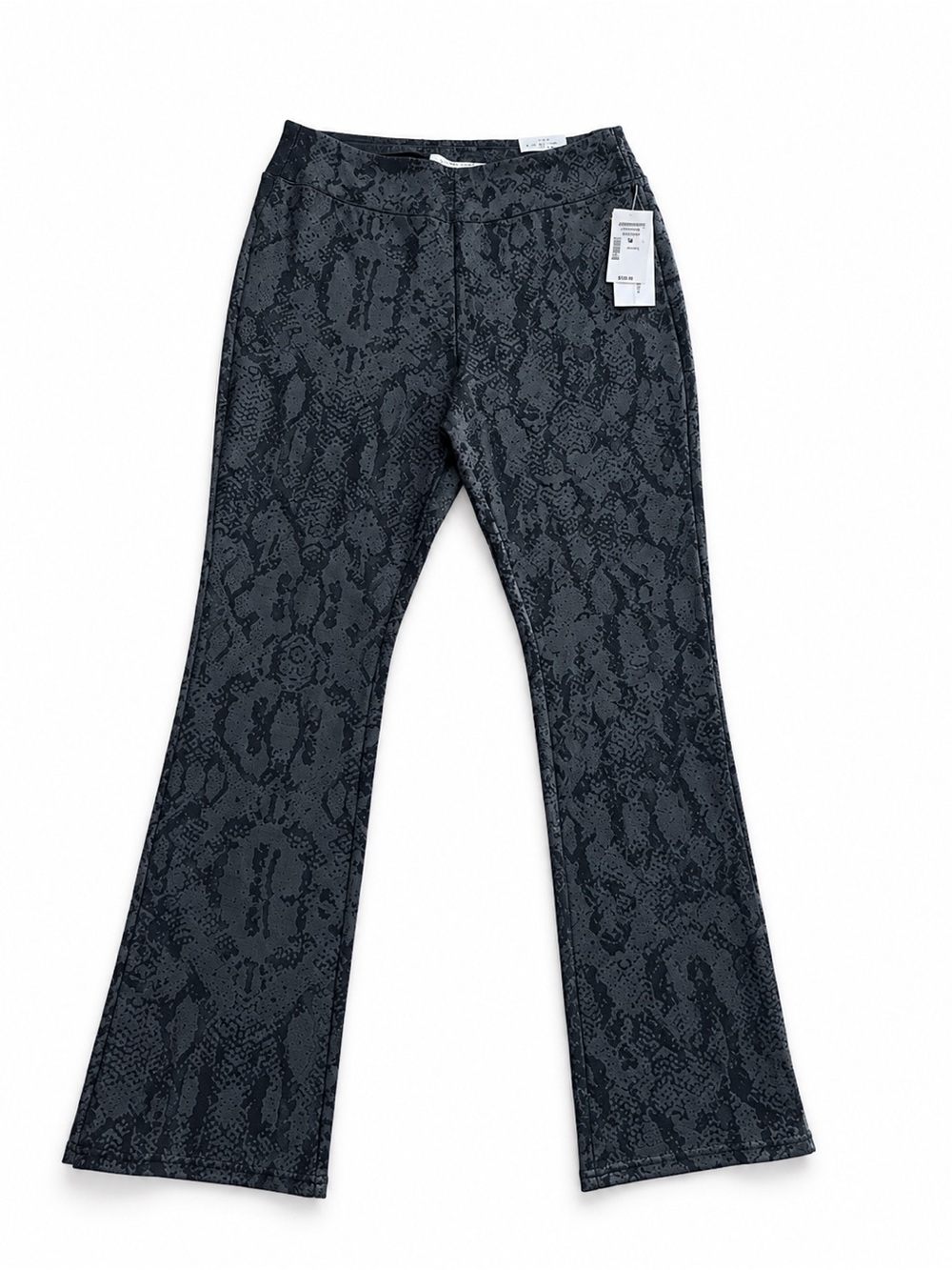 Cleo Petite Medium Split Hem Leggings NWT Lenzing Ecovero Black Print